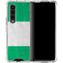 Nigeria Flag Distressed Galaxy Z Fold4 5G Clear Case